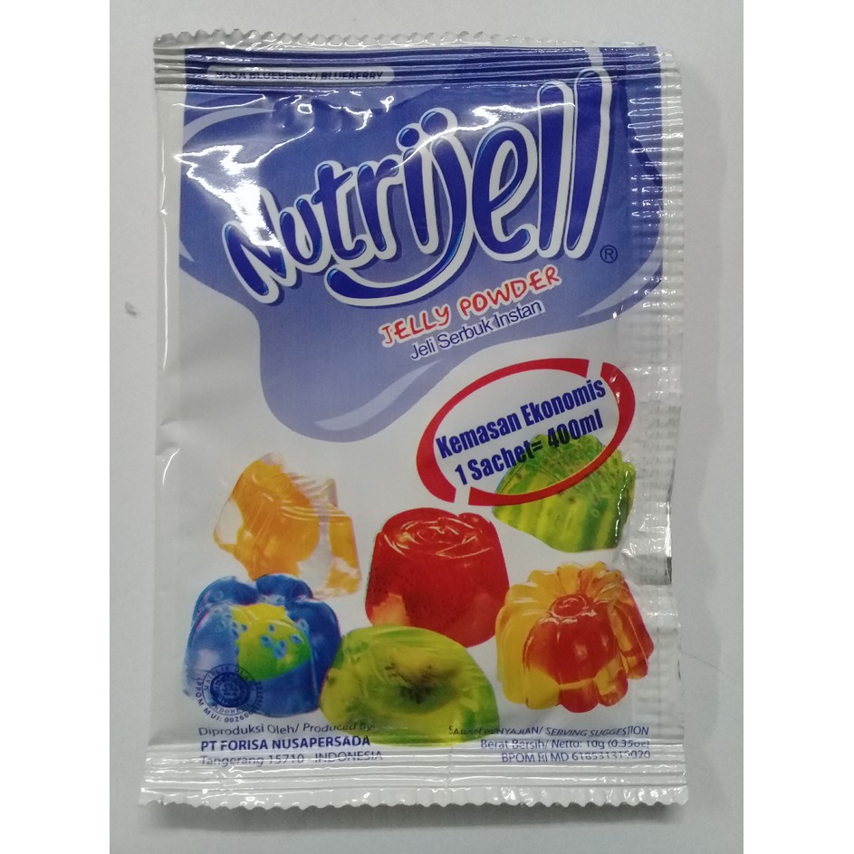 

nutrijell blueberry 10 gr