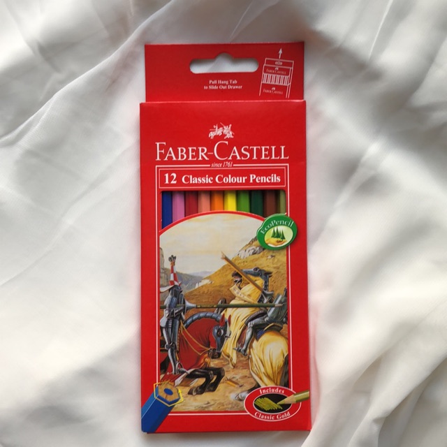 

Pensil warna Faber Castell 12 warna