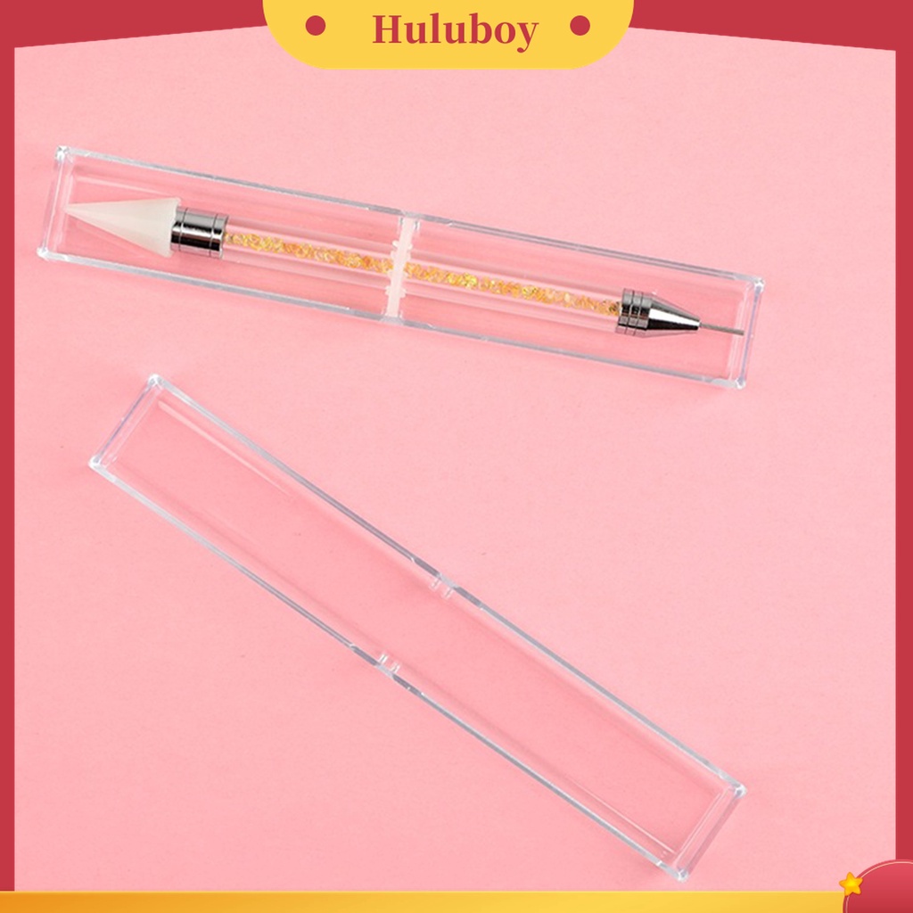 Huluboy Huluboy♡ Pena Bor Doting Kepala Ganda Bahan Akrilik Untuk Dekorasi Manicure