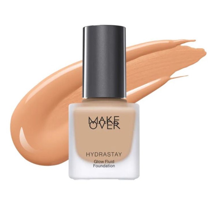 Make Over Hydrastay Glow Fluid Foundation W42 Warm Sand