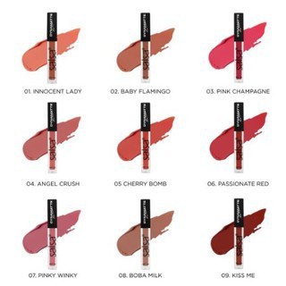 ✿ MADAME ✿ SALSA DYNAMATTE LIP CREAM - LIPCREAM MATTE LONG LASTING ORIGINAL BPOM