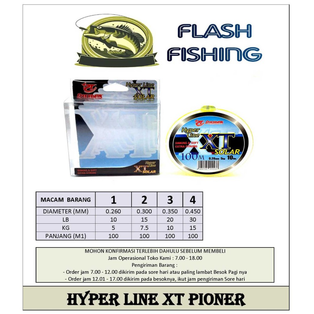 HYPER LINE XT PIONER SENAR PANCING