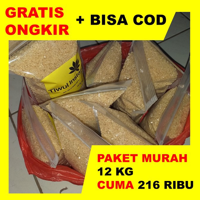 

Tiwul Instan Oyek Instan Nasi Singkong Cocok Untuk Penderita Diabetes Paket Hemat 12 KG PROMO