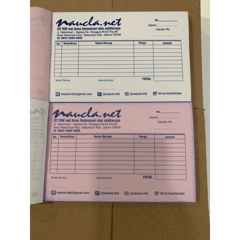 Jual Nota Custom 2 Ply Nota Olshop Nota Laundry Shopee Indonesia 9676