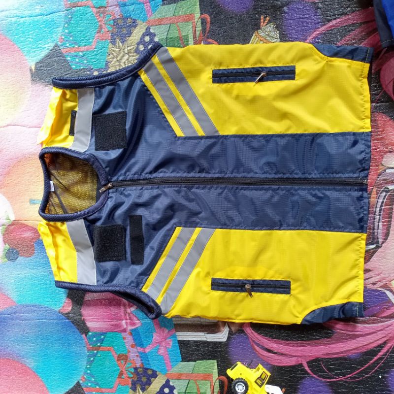 Rompi  Parasut Polos dongker kuning