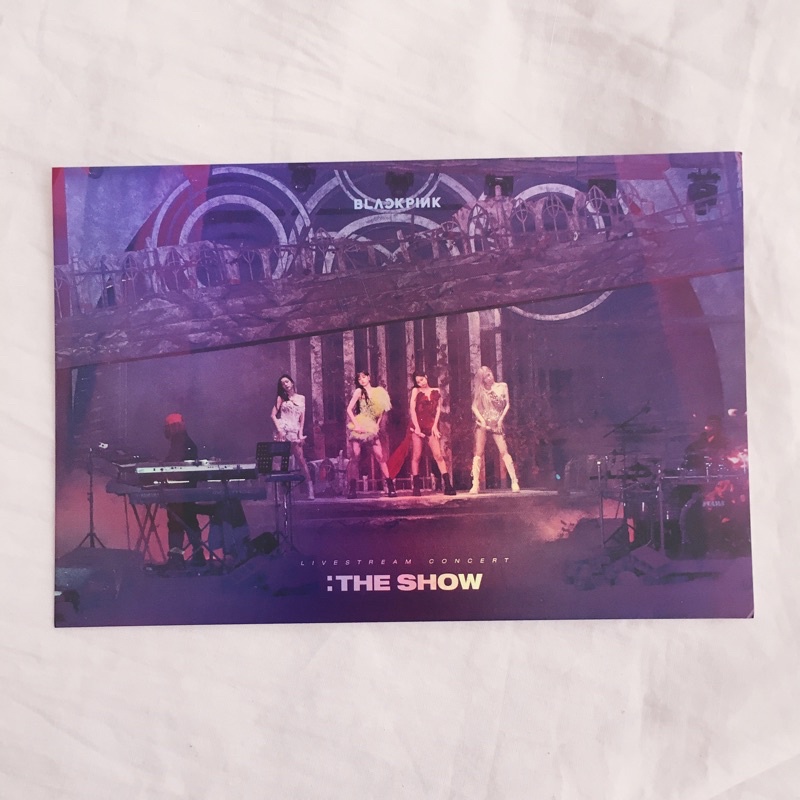 BLACKPINK CD THE SHOW POSTCARD BENEFIT POB ALBUM YGSELECT YG PC PHOTOCARD OFFICIAL