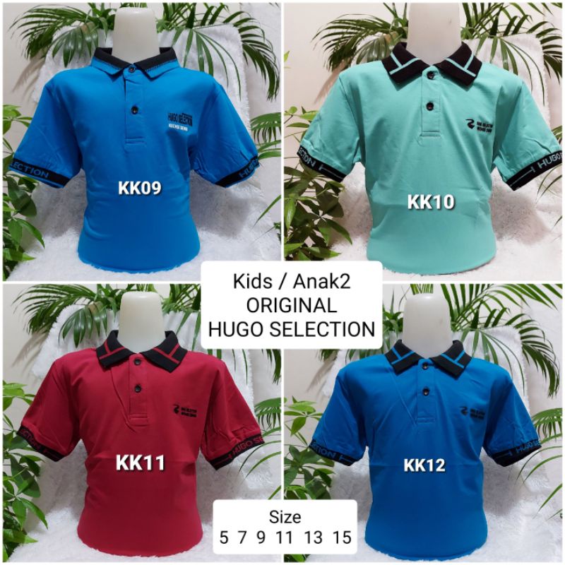 Kaos Kerah Anak Laki HG Selection Original - hs selection kids