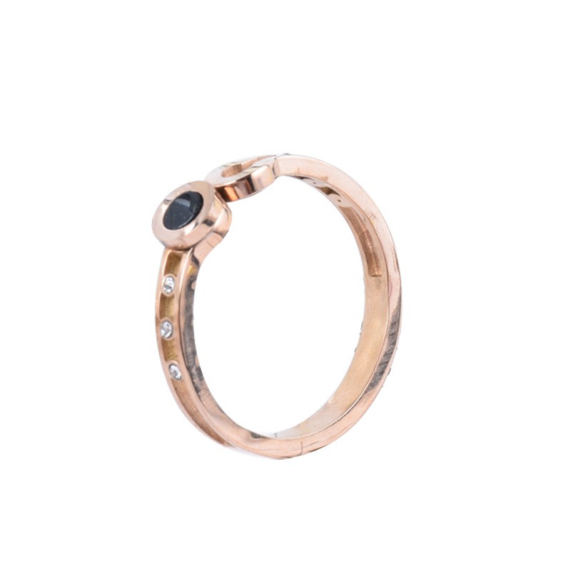 Cincin Titanium Mini Korea Wanita CK142 simple elegant cocok hadiah kekinian