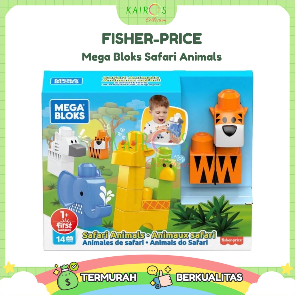 Fisher Price Mega Bloks Safari Animals