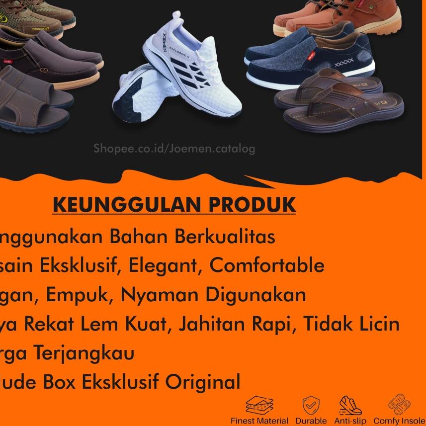 ➻ Sepatu Casual Pria Slip on Original Import Tanpa Tali J 54 | Sepatu Selop Pria | Sepatu Slop Cowok