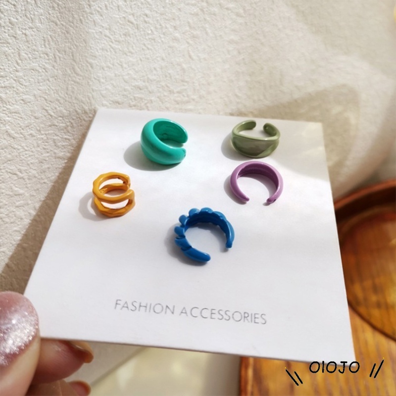 Klip Anting Gaya Korea Modis Aksesoris Fashion - ol