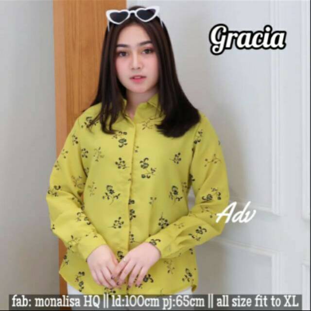 Gracia blouse || Kemeja Monalisa