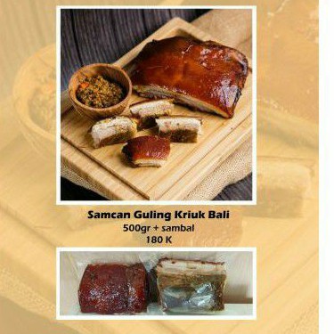 

Samcan Guling Kriuk Garing 500 gram + sambal 180k