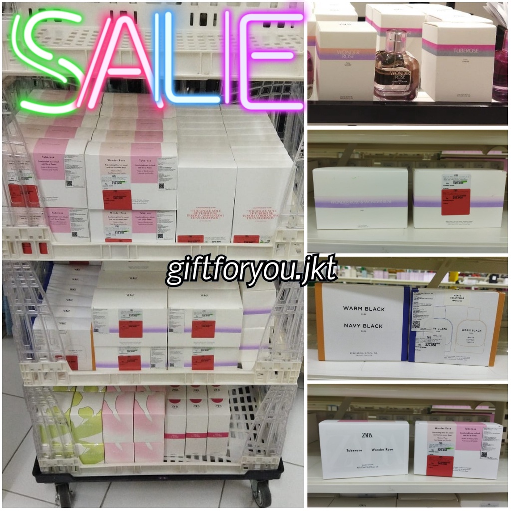 SALE PARFUM ZARA WANITA DAN PRIA vibrant leather green savage silver blue spirit bogoss tuberose won