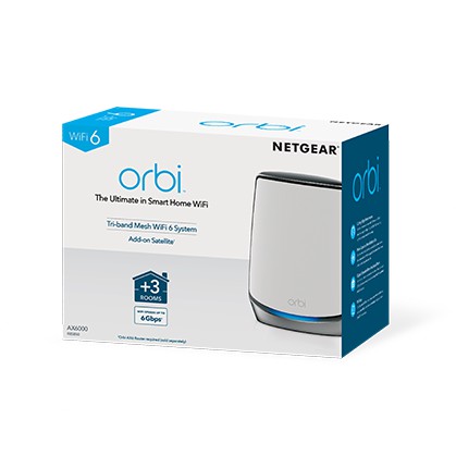 NETGEAR Bundling RBK852 RBS850 Tri Band WiFi Mesh System AX6000