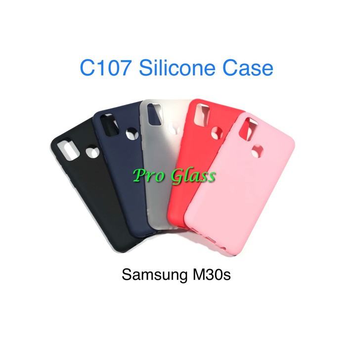 C107 Samsung M30 / Samsung M30s  Colourful Ultrathin Silicone Case / Matte Case