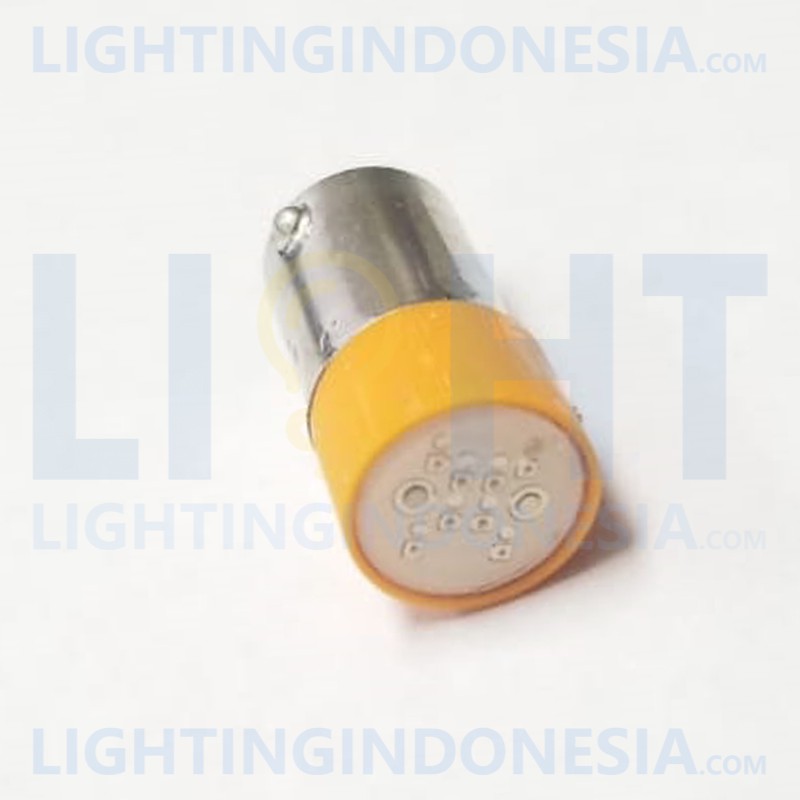 Lampu Indikator Bayonet LED BA9s KUNING