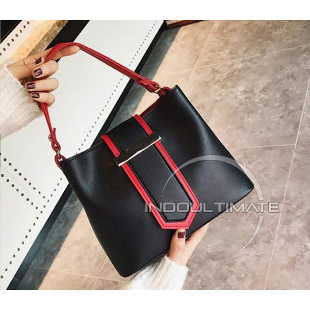 2IN1 Tas Selempang Wanita KULIT IMPORT LL0413 Sling Bag Wanita Tas Wanita Tas Import Wanita Tas Bahu