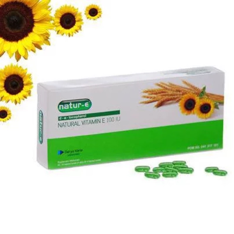 Natur E E100 IU vitamin lunak Natur E Kapsul Vitamin E Untuk Kulit
