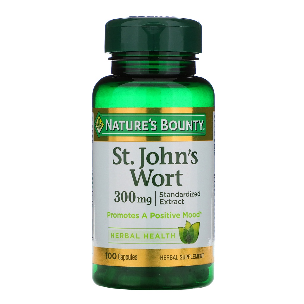 Nature Bounty St John Wort 300mg 100 Cap