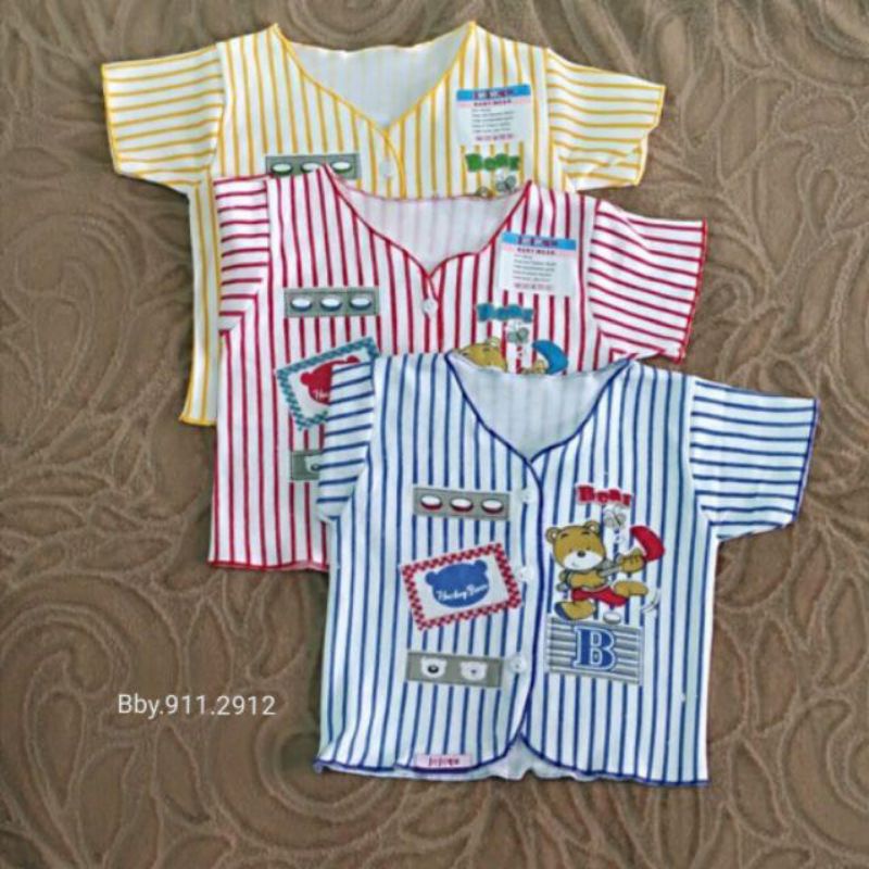 3PCS !!! Baju bayi lengan panjang pendek kutung Newborn murah