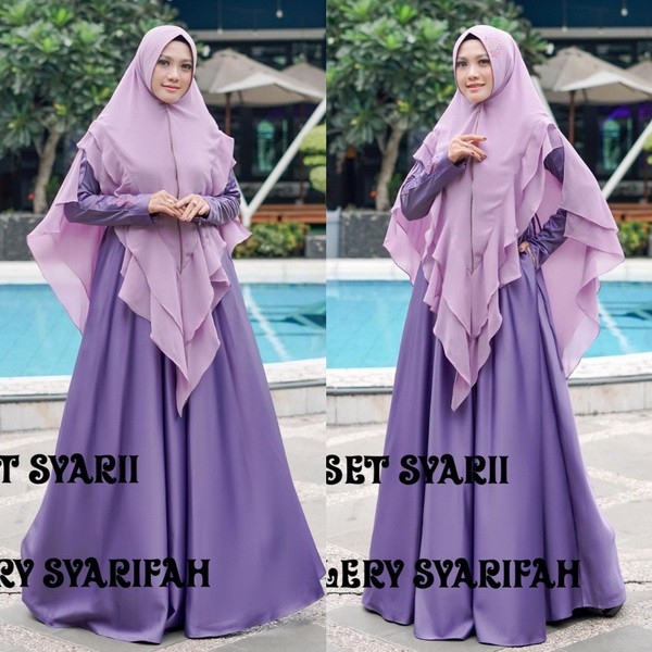 ADEEVA 4 set gamis syari by GALLERY SYARIFAH