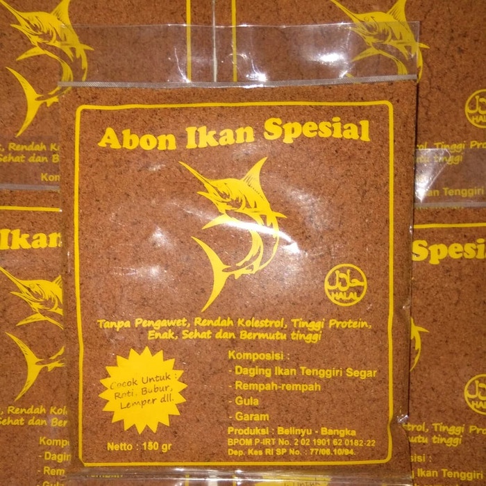 

ABON- ABON IKAN SPESIAL IKAN TENGGIRI ASLI BANGKA -MAKANAN-KERING.