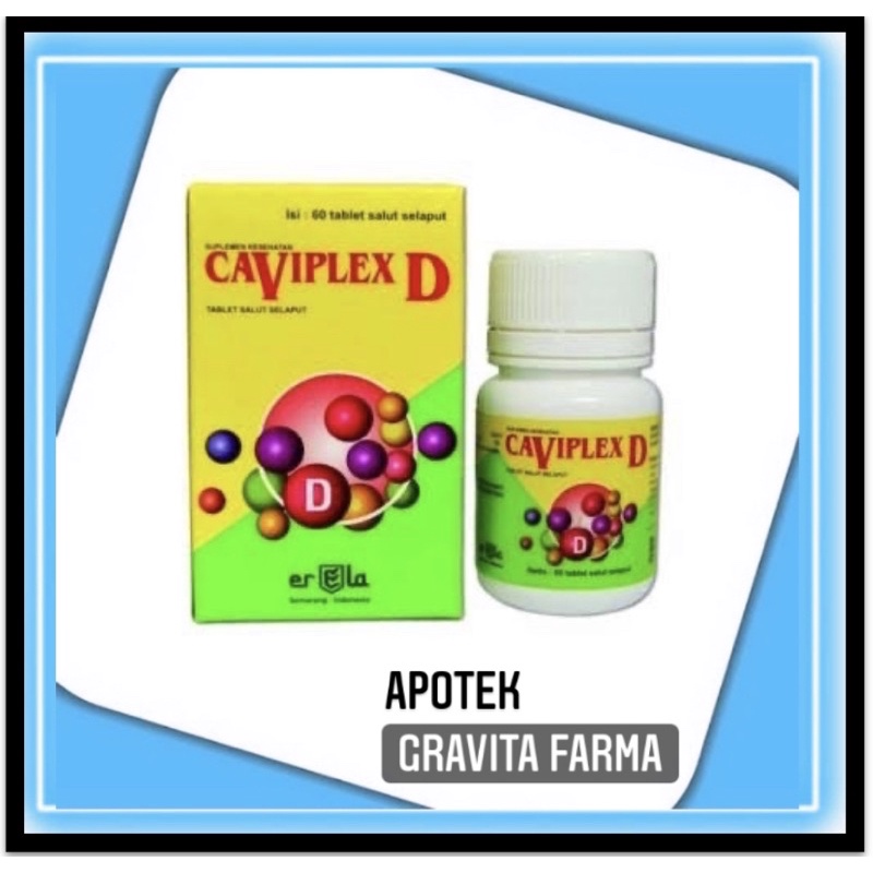Caviplex Vitamin D3 1000 IU isi 60 tablet