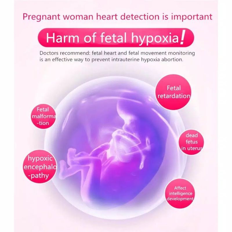 Fetal Doppler Dopler Alat Deteksi Detak Jantung Bayi Janin Free Gell