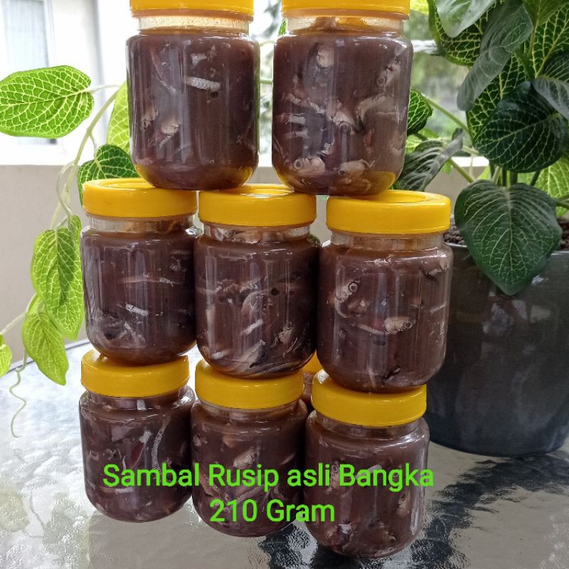 

Sambal Rusip Asli Bangka 210 Gram