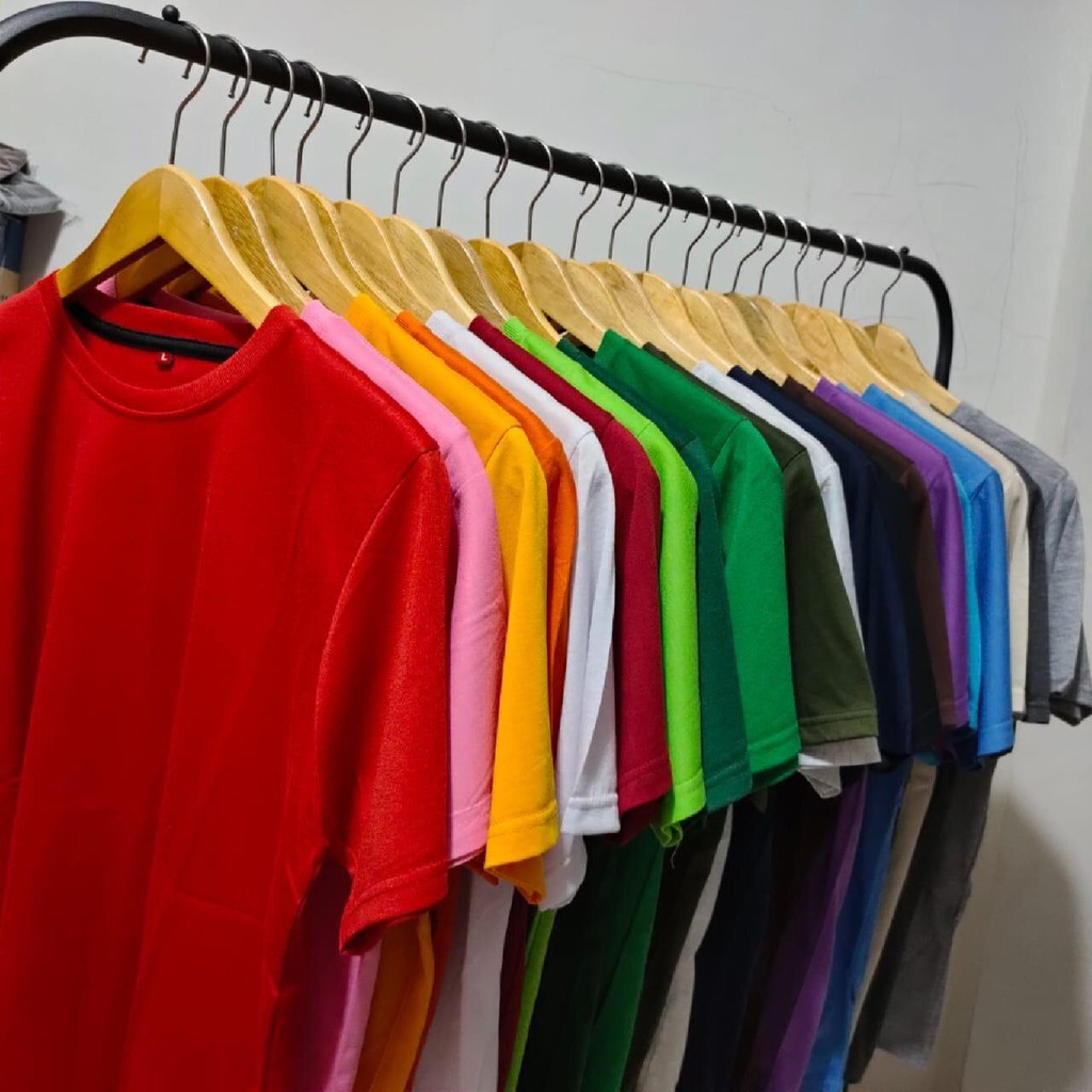 Kaospolos - Kaos Pria Polos Kerah Bulat Lengan Pendek / Atasan Baju Kaos Polos Seragam Dewasa