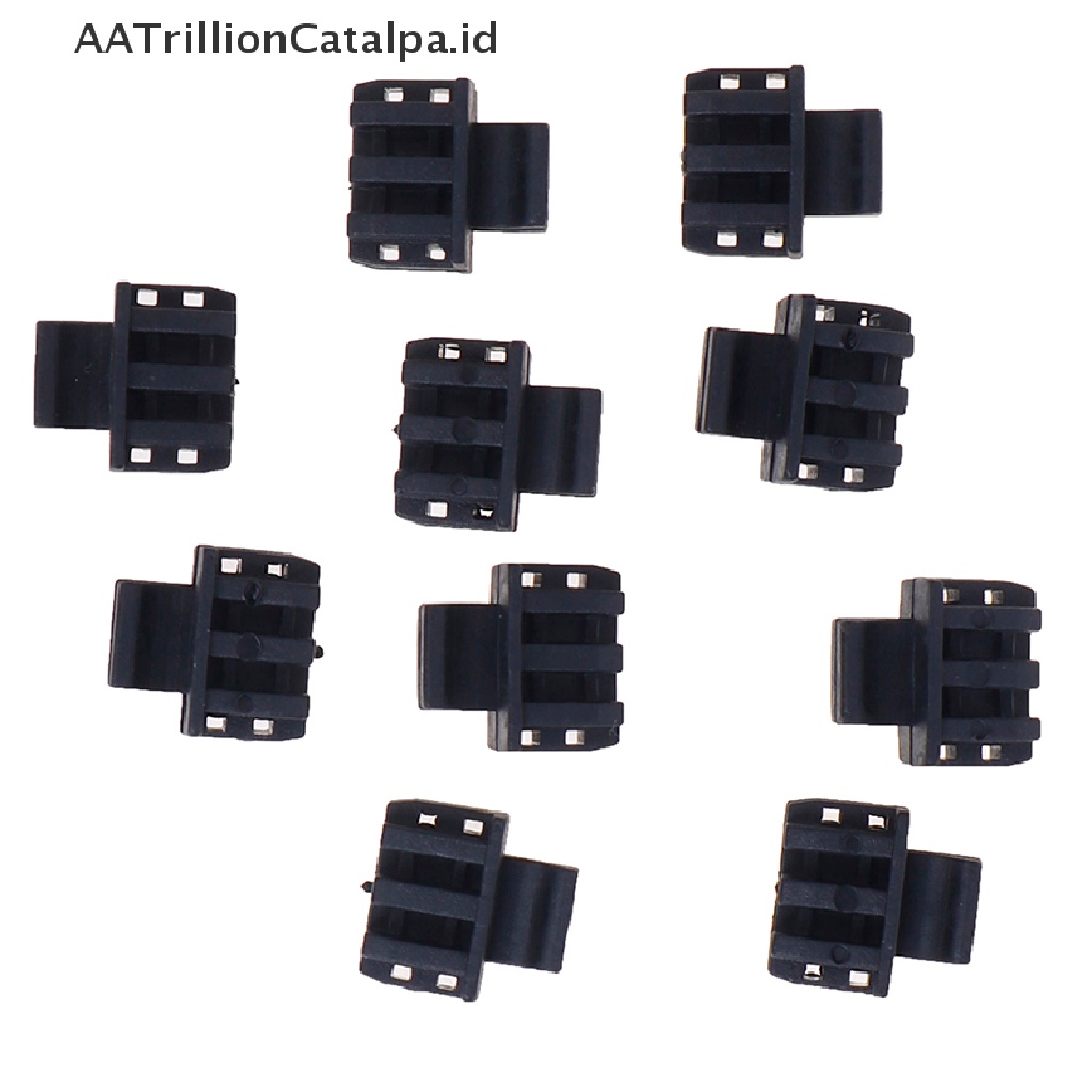 (AATrillionCatalpa) 10pcs Cover Pelindung Plug Modul SFP Fiber Anti Debu