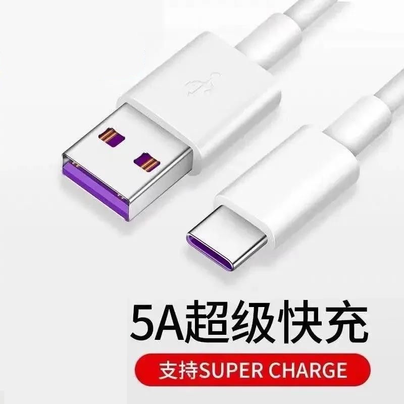 LANGSUNG PABRIK / GARANSI SUPPORT FAST CHARGING / Type-C 5A Kabel Charger Fast Charging 5A Kabel Data Android