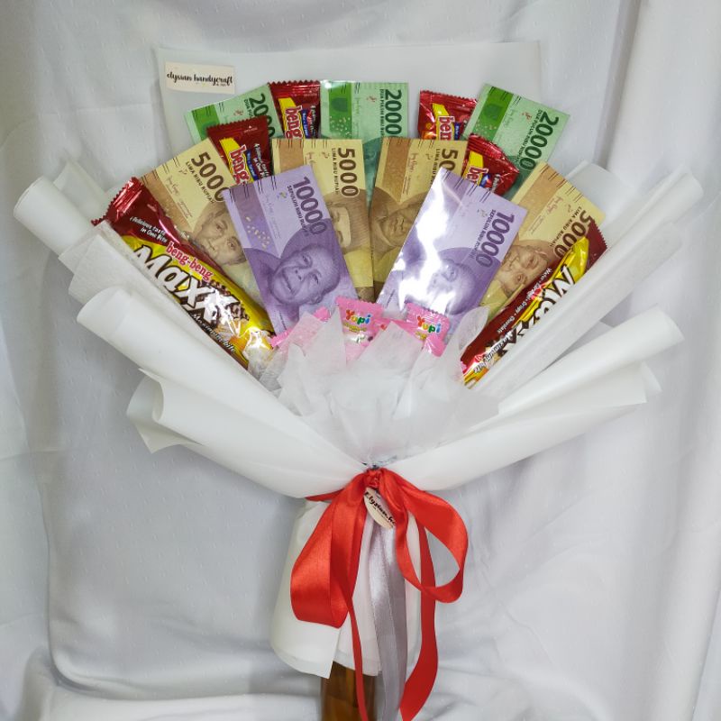Bernadette Bouquet/Buket Wisuda/Buket Ultah/Buket Anniversary/Buket Snack/Snack Bouquet/Graduation B