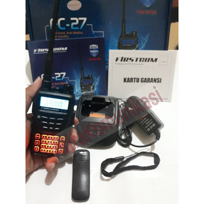 HT FIRSTCOM FC 27 DUAL BAND ANTI AIR MURAH / FIRSTCOM FC-27 WATERPROOF HT DUAL BAND MURAH HT FIRSTCO