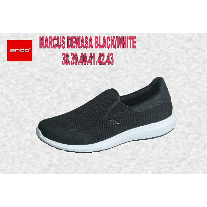 sepatu Ando slip on BRAVA dan MARCUS