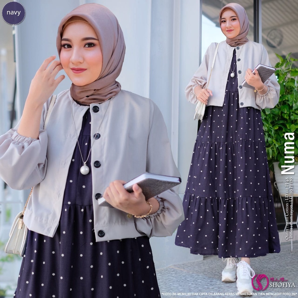 [NEW] GAMIS DRESS FASHION MUSLIM // NUMA - MITA - INDRI - ULLIN BY SHOFIYA-1