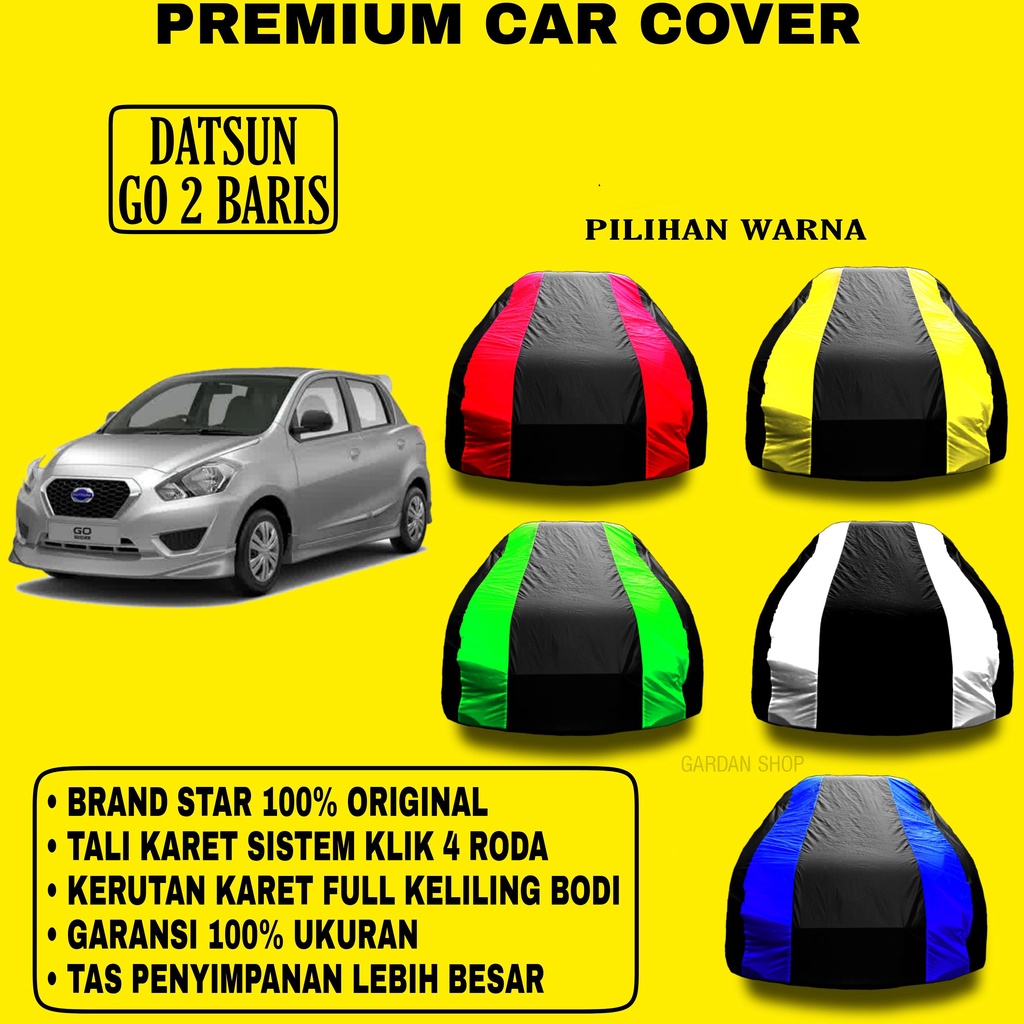 Body Cover DATSUN GO 2 BARIS Garis 2 WARNA Penutup Pelindung Bodi Mobil Datsun Go 2 Baris PREMIUM