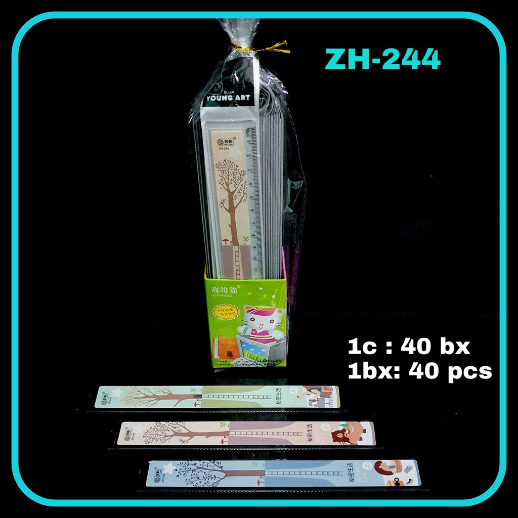 

ILP Penggaris 20cm ZH-244 / Penggaris Plastik / Ruler