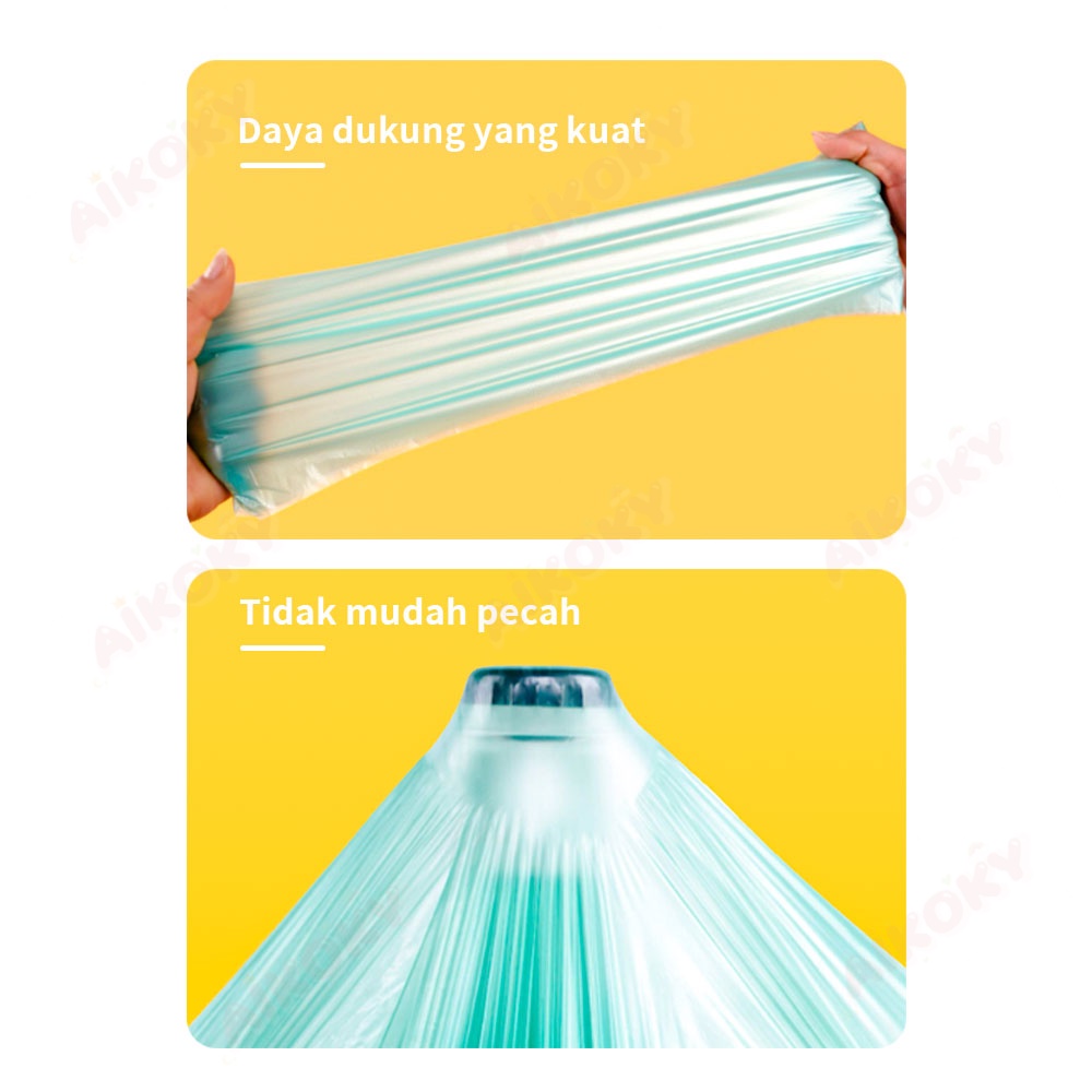 AIKOKY kantong plastik sampah portabel/Kantong sampah popok bayi