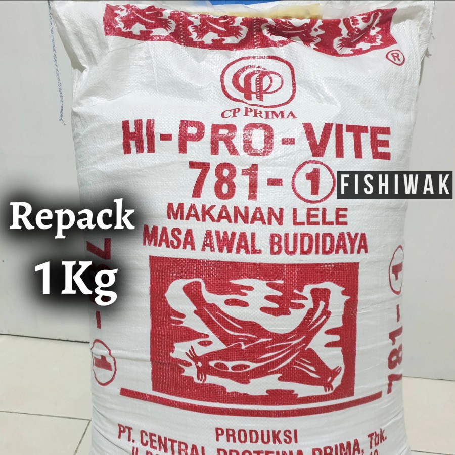 781-1 Repack 1kg / 1 kg Pelet 781 / Pakan Lele 781 1 / Provit