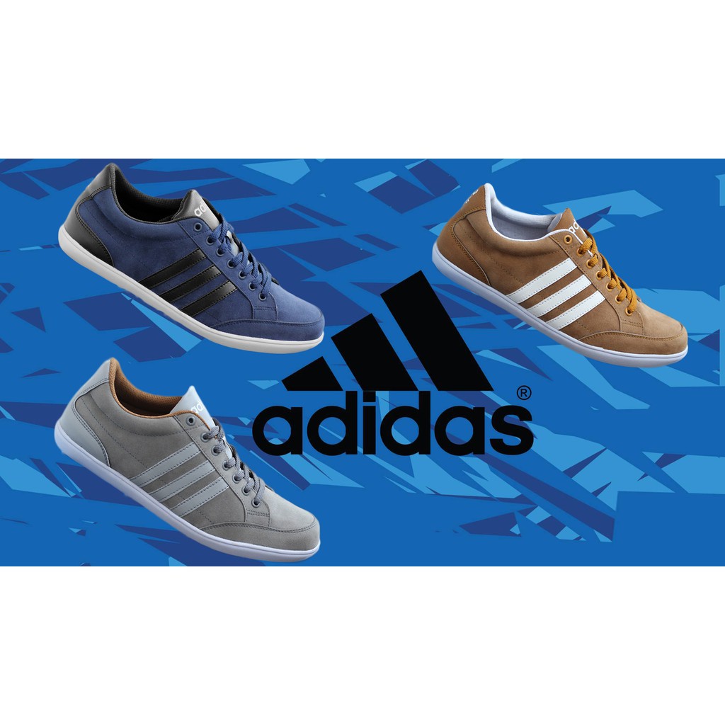 SSR - Sepatu Sneakers Bertali Adidas Neo Kapler Kasual Kuliah Sekolah Pria Branded Keren Trendy