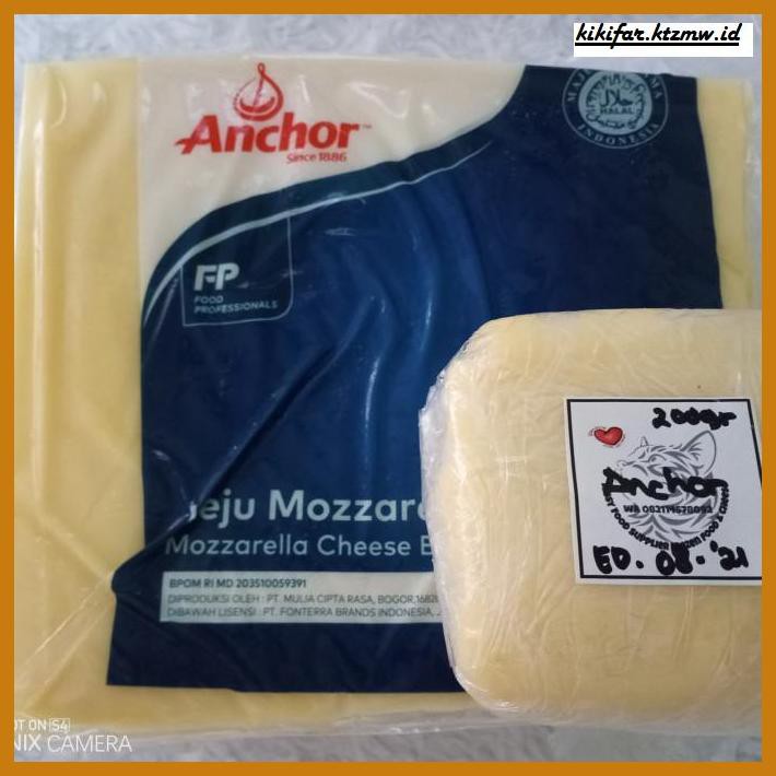

Ujekujek- Keju Mozarella Anchor 200Gr -Original.