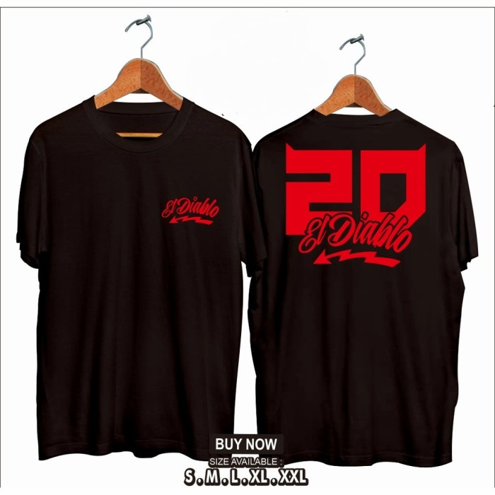 KAOS BAJU EL DIABLO FABIO QUARTARAO Baju racer motor Gp racing motor