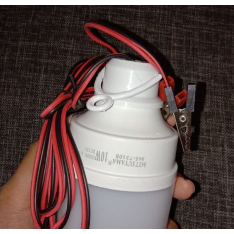 LAMPU LED EMERGENCY 20WATT 12V DC LAMPU AKI