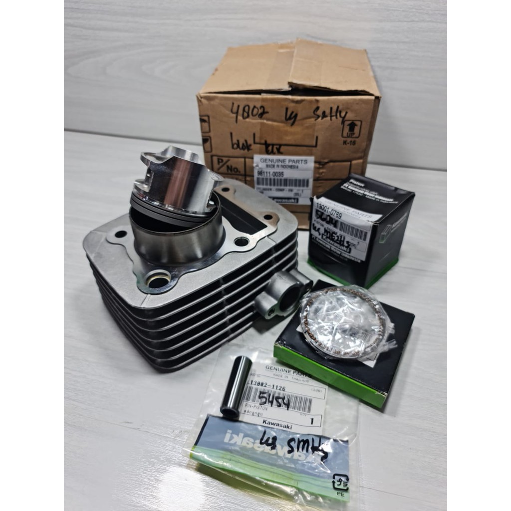 TERMURAH BLOK SEHER BLOK CYLINDER SET + PISTON + PIN + RING PISTON KLX 150 KLX S KLX L KLX BF KLX DT