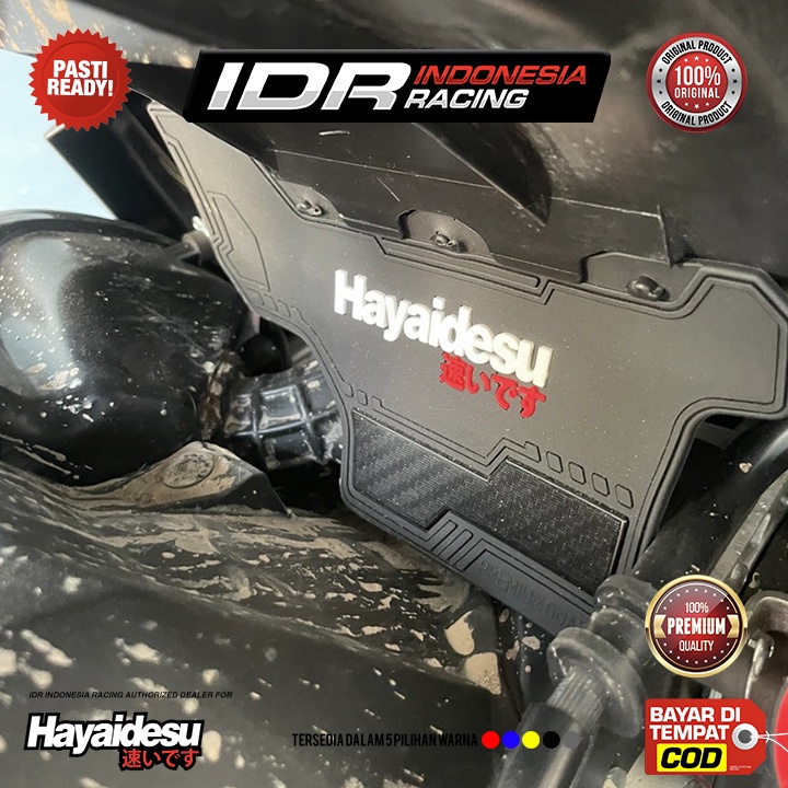 Hayaidesu Mudflap Honda ADV 160 Mud Flap Guard Karet Penahan Lumpur Motor PREMIUM