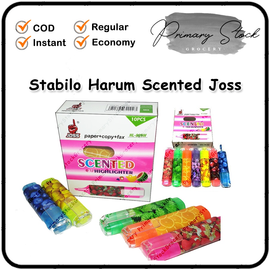 

Highlighter Pen Wangi Harum Berbau Fruit Buah SCENTED JOSS HL 809W