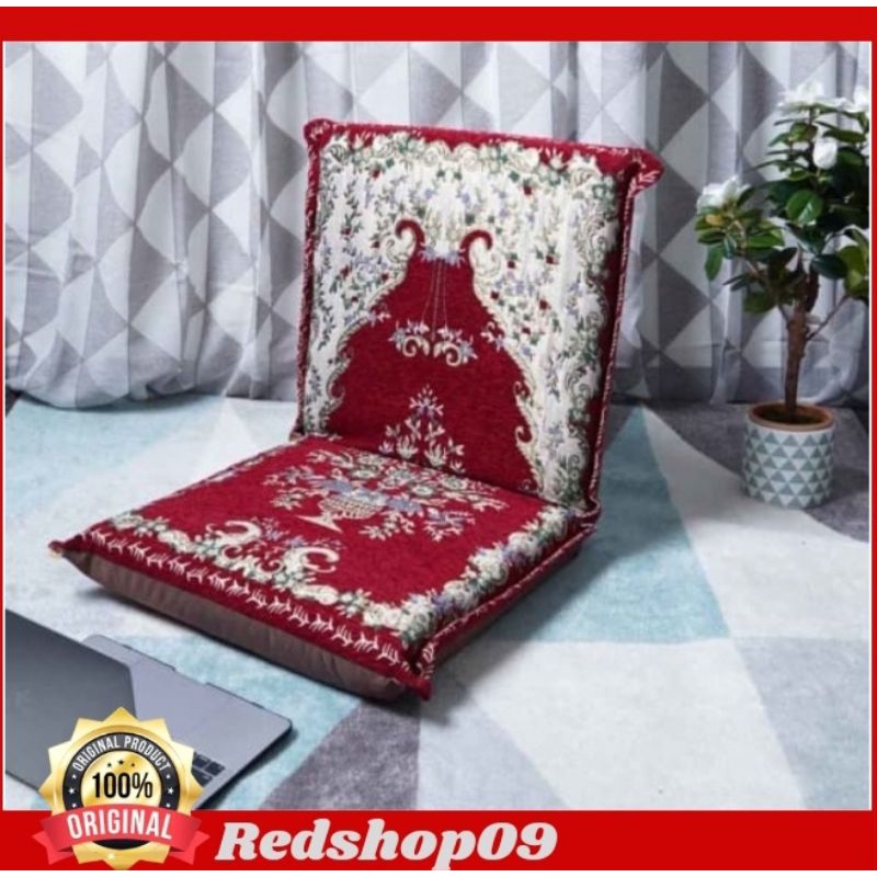 kursi lantai lipat merah/kursi lipat lesehan/kursi lantai/kursi ngaji/kursi kerja/kursi serbaguna