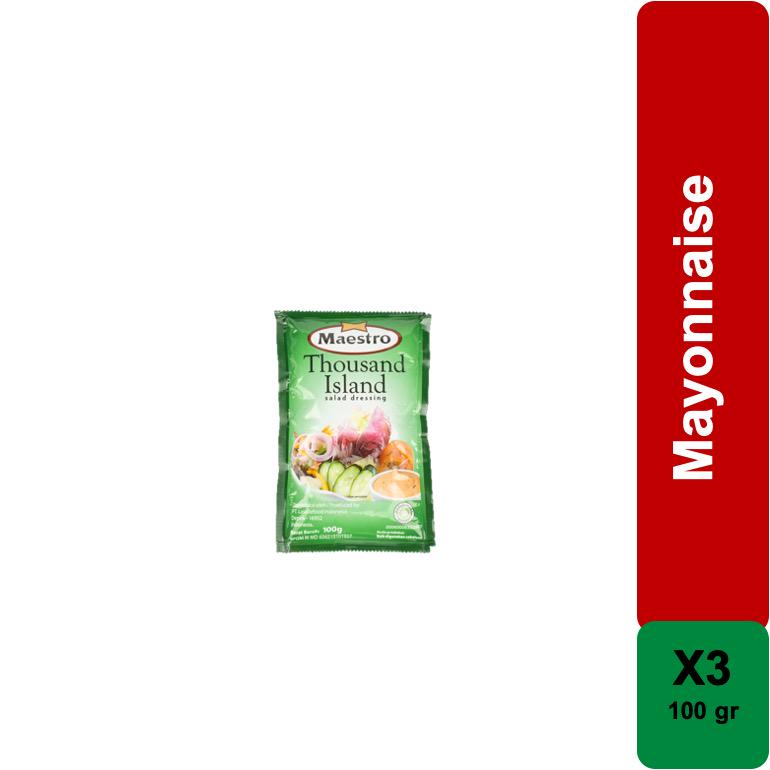 

Maestro Thousand Island Sachet 100 gr Triple Pack